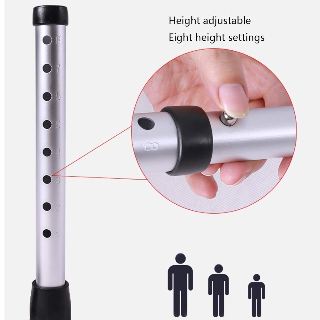 Cesta para Caminar para Personas Mayores, Andador Plegable liviano con Ruedas y Asiento, Cesta para Caminar para Personas Mayores, Altura Ajustable, Ayuda para Personas Mayores par