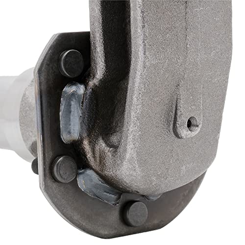 [2-Pack] Sp300 - Spindle #42 E-Z Lube With 5-Bolt Flange, Drop Spindle 4", Stub Diameter 2-1/4", For 5,200-7,000 Lbs Trailer Axles #TOP6