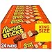 REESE'S Peanut Butter Chocolate Candy Sticks, King Size (Pack of 24)