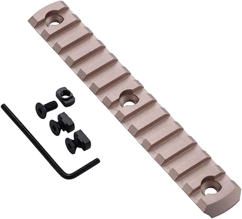 Miniatura 2 de TuFok Picatinny Rail Section for Keymode - Thin 0.27in Height Rail Attachment Rail Adapter Mount Alumimun 13-Slot