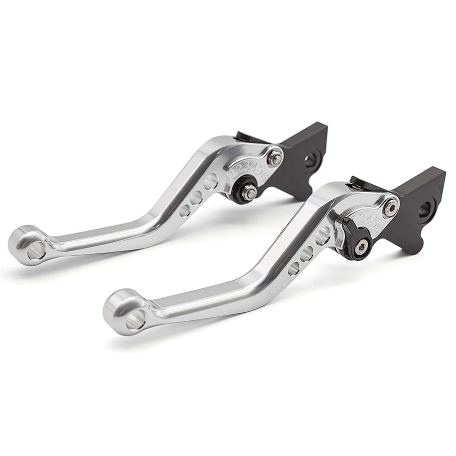 Gjihkwgz Silver 147Mm Motorcycle Brake Clutch Lever For Vespa Px For Lml 125 150 200 For Star Px125 Px150 Adjustable Motorcycle Brake Clutch Levers Front Disc Models Rear Durm Clutch Brake Lever
