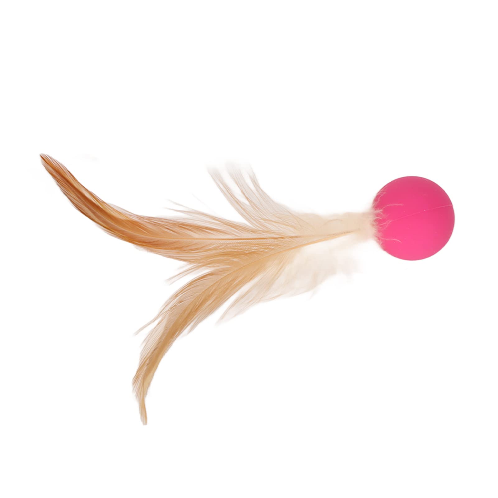 Bola de Teaser de Gato, Bolas de Gato Juguetes Plumas Interactivas de Suave Flexible 3pcs de para Gatitos Gats Perros Pequeños Cachorros Perritos