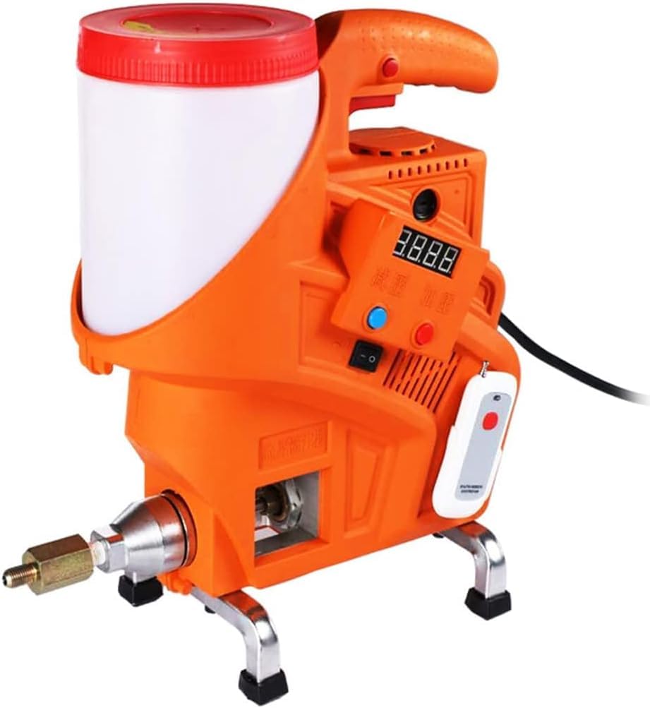 Pistola elettrica per Malta da 980 W con Telecomando per la Riparazione di muri e Pavimenti in Mattoni, spruzzatore Portatile per sigillatura e stuccatura per la Decorazione della casa.