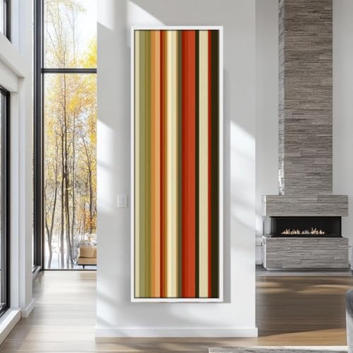 Tableau sur toile vertical et impression allongée pour décoration murale de chambre