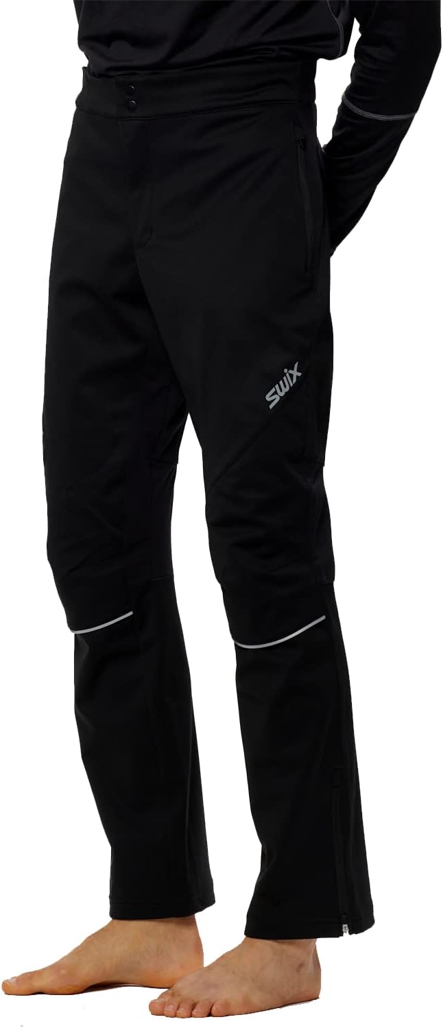 Swix Men's Tokke Light Softshell Warm Stretchy Water-Repellent Breathable Fall & Winter Sports Skiing Pants