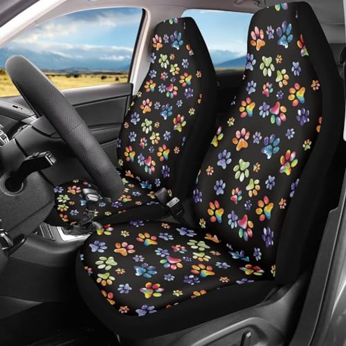 Housse de siège voiture motif patte de chien idéal pour vos trajets quotidiens