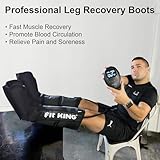 FIT KING Leg Massager for Circulation Leg Compression Machine Calf and Foot Massager Helps with Swelling and Relieves Pain - Image 6