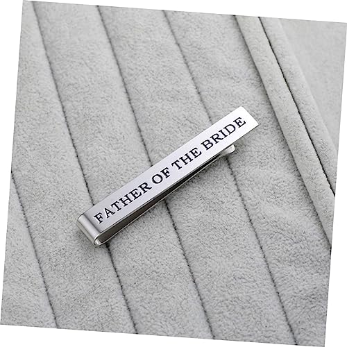 Alfiler de corbata de acero titanio en color silver para hombre 5