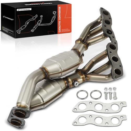 A-Premium Exhaust Manifold Catalytic Converter Kit Direct-Fit Compatible with Lexus IS300 2001-2005 3.0L, GS300 1998-2005 3.0L, SC300 1998-2000 3.0L & Toyota Supra 1998 3.0L, EPA Compliant