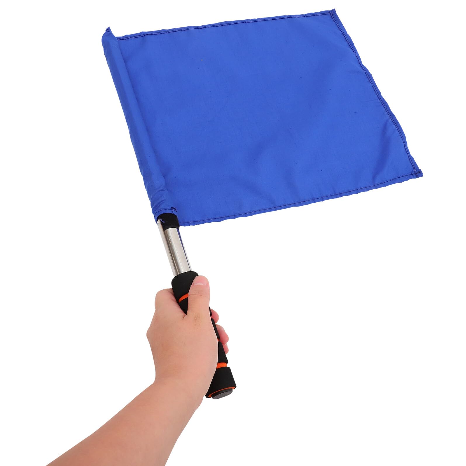 SUPVOX 10 pezzi Bandiere Segnali Manuali per Arbitri di Calcio e Hockey Giallo Bianco Blu con Ergonomico Bandiere Segnali Portatili per Partite e Traffico
