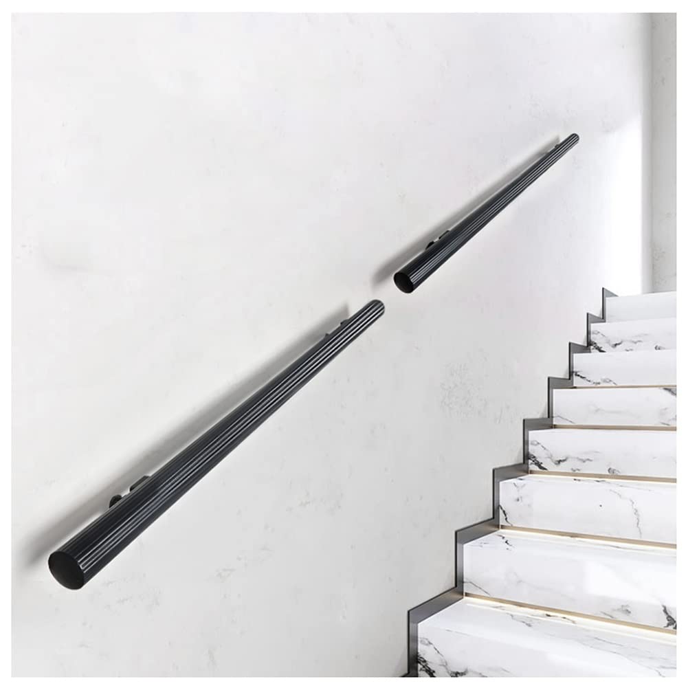 Pasamanos De Aleación De Aluminio Para Escaleras De Pasillo - Asidero Antideslizante Para Cuartos De Baño - Barandilla Sin Barreras Para Ancianos Y Discapacitados ( Color : Striped , Tamaño : 60cm )