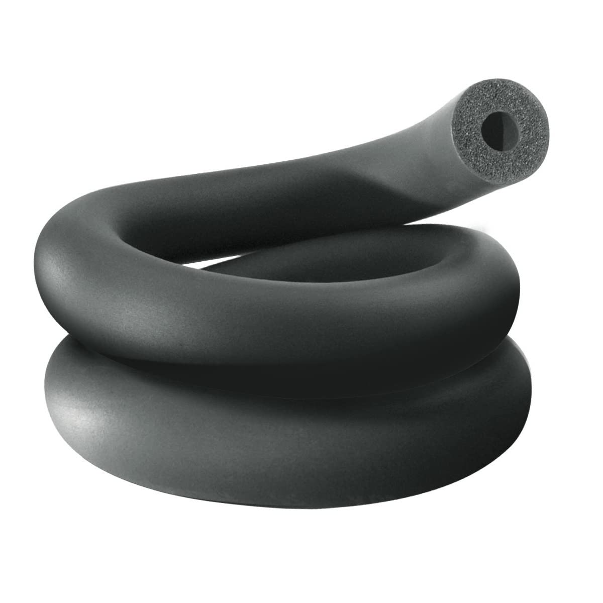 Pipe Insulation Foam Tube – Black, 1-1/4