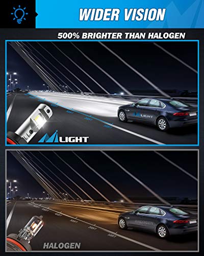 Nilight 9007 Led Headlight Bulbs, 9007/Hb5 Hi/Lo Beam Led Headlight Bulb 6500K 9007 Led Bulb Cool White Ip67 #TOP2