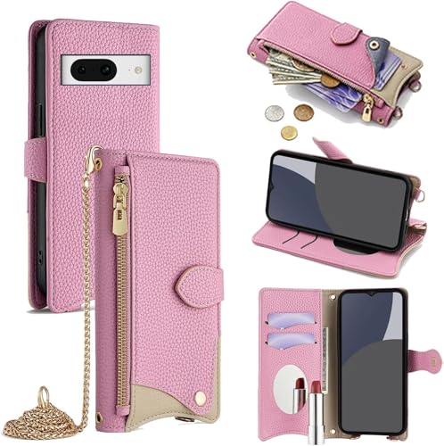 For Google Pixel 7A �P�[�X �蒠�^ �V�����_�[ For �O�[�O�� �s�N�Z��7A �J�o�[ ���z�^ ���|�� ��+�c 2�|���� �΂߂��� ���ϋ��t�� ������� �W�b�p�[���K���� �J�[�h���[ ���u�� �����O�X�g���b�v �ω��� PU���U�[ �h�w��