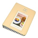 EvZ 64 Pockets Photo Album for Mini Fuji Instax Polaroid & Name Card Creamywhite