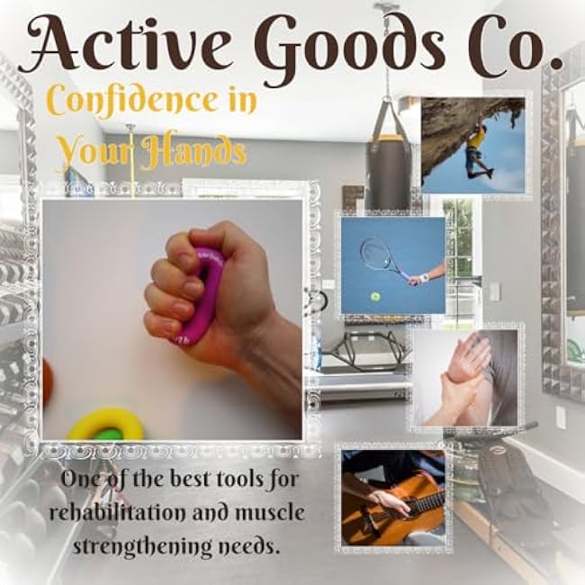 Hand & Forearm Exerciser - Single ring or Set, Resistance 10-120Lb, Diameter 2.5-3,5in. Visit to see more options