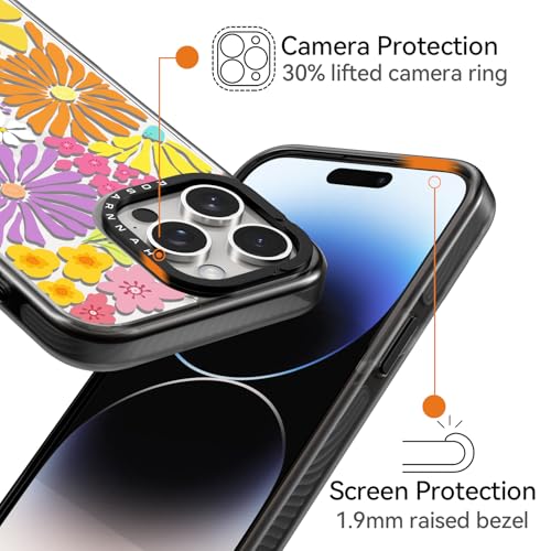 Coque compatible avec iPhone 14 fleurie pour votre quotidien - 3