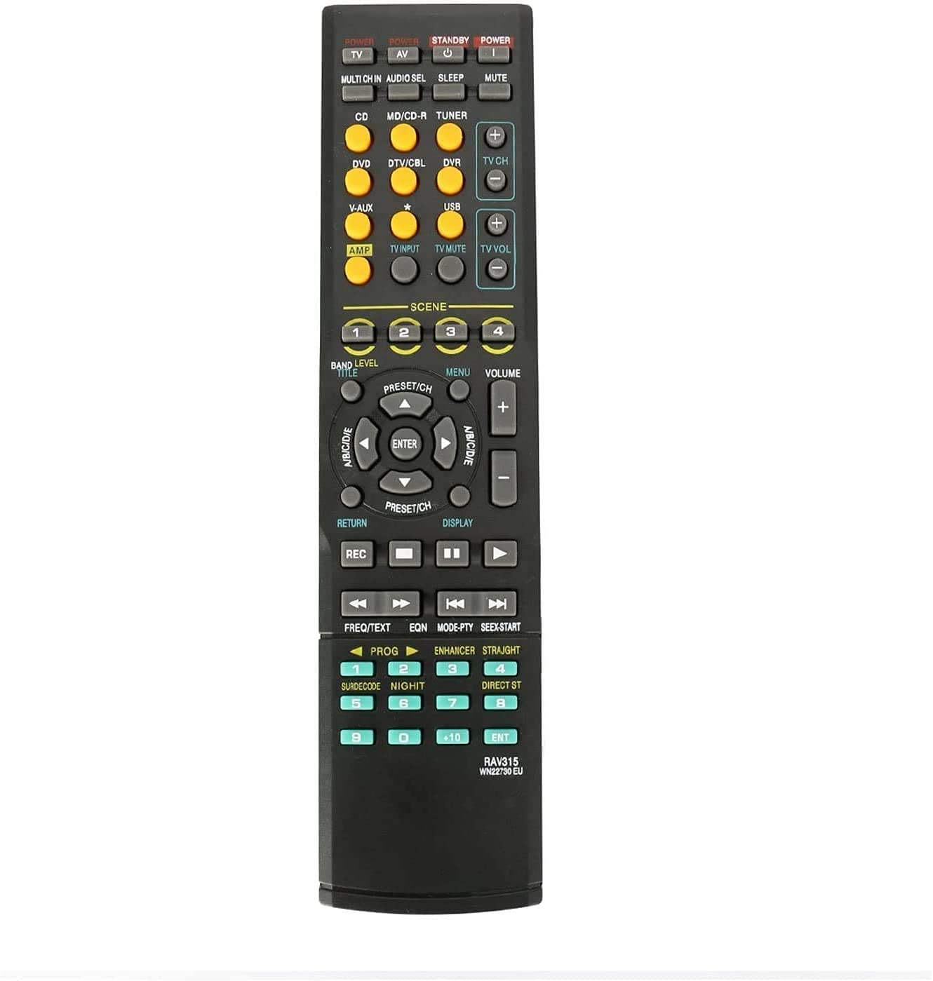 VINABTY Nouveau FSR111 WV21820 Soundbar Télécommande de Remplacement FSR111-WV21820 Télécommande pour Yamaha Sound Bar YSP2200 YSP-2200 YRS1100 YSP-1100 YRS700 Remote Controller