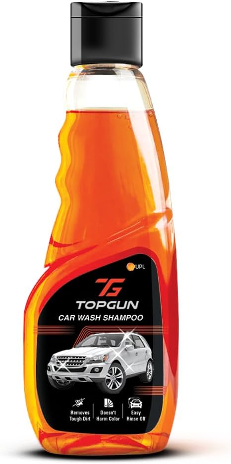 TOPGUN Car Wash Shampoo 250 ml, Easily Removes Tough Stains, pH Neutral Formulation