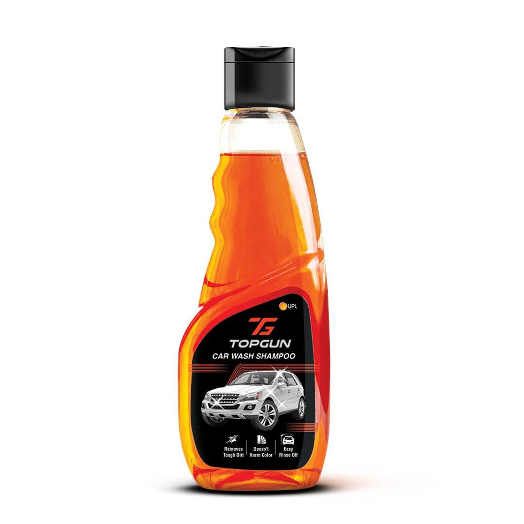 TOPGUN Car Wash Shampoo 250 ml, Easily Removes Tough Stains, pH Neutral Formulation
