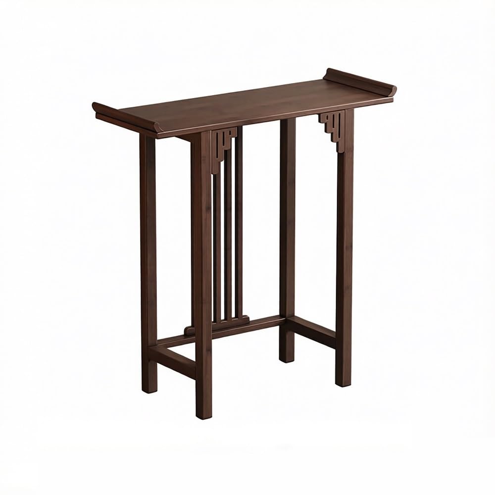 RUNZE765Z Cabinet Wood Altar Console Elegant Oriental Worship