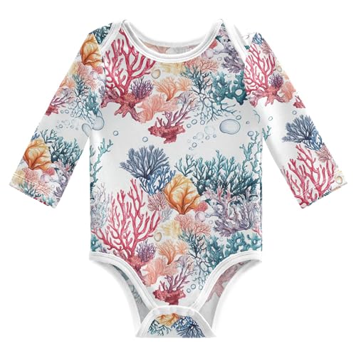 Aesthetic Cyanea Capillata White Baby Girl Outfit Button Down Cotton Baby Girl Clothing for Month Baby Baby Shower 9M