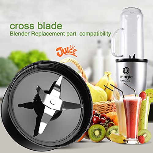 1-Pack Magic Bullet Replacement Parts Cross Blades Compatible With Magic Bullet 250W Blender, Juicer And Mixer (Model Mb1001) #TOP3