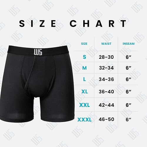 Miniatura 6 de Warriors & Scholars - Calzoncillos tipo bóxer para hombre, paquete de 6 calzoncillos bóxer para hombre, calzoncillos bóxer para hombre, calzoncillos