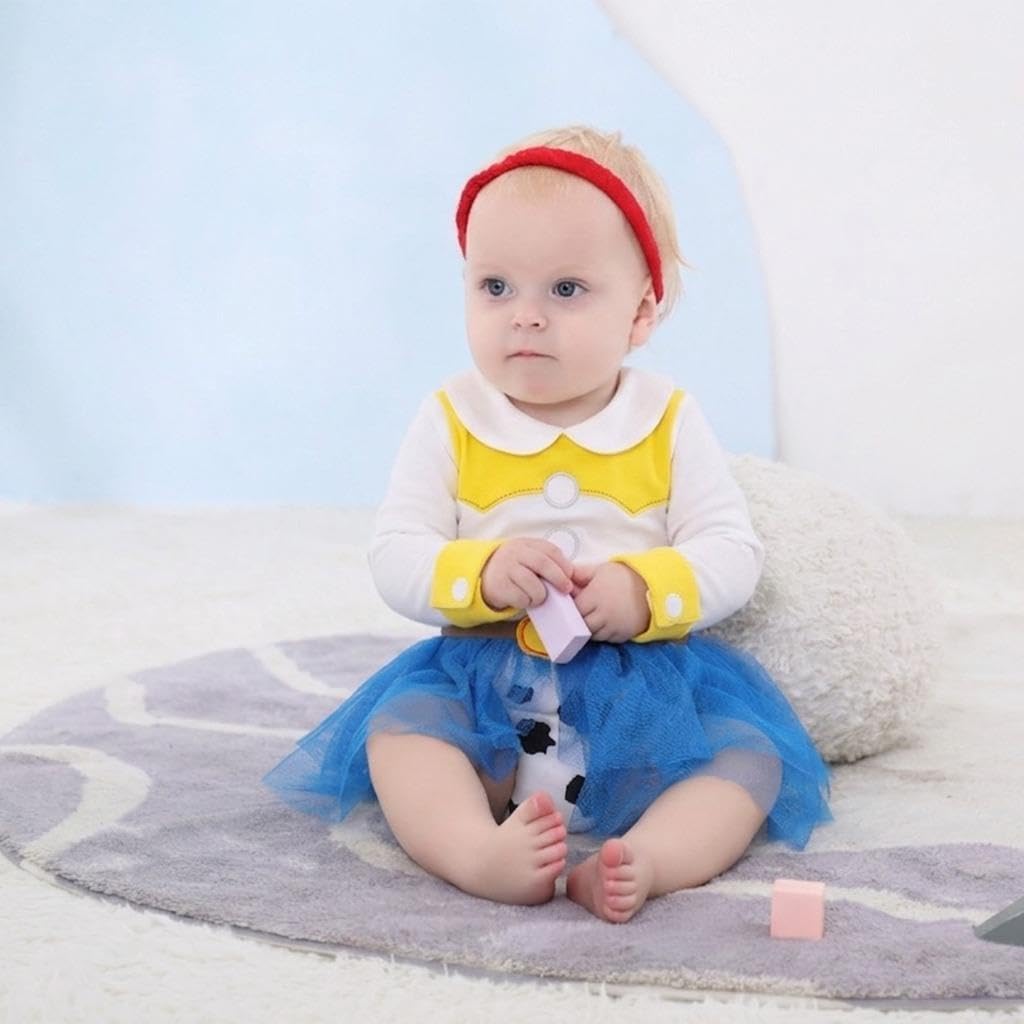 Dressy Daisy Baby Toddler Girls Princess Costume Romper with Headband image 3