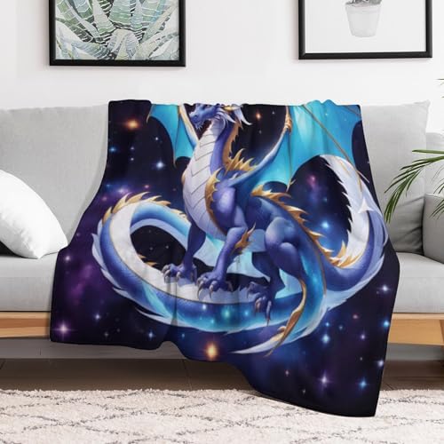 Manta de franela de dragón con acabado extra suave y textura densa para cama 3