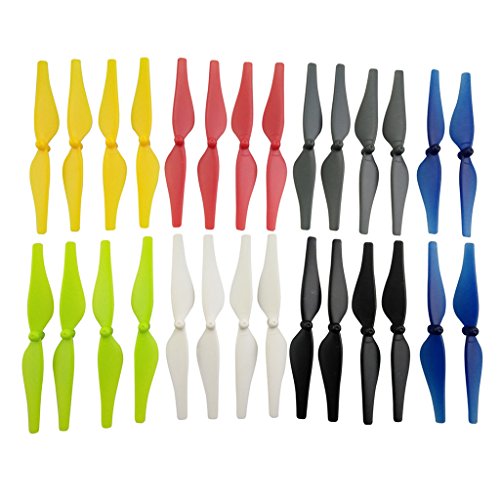 Fytoo 28pcs Propeller for DJI Tello RC Quadcopter Spare Parts Drone Blades Seven Colors