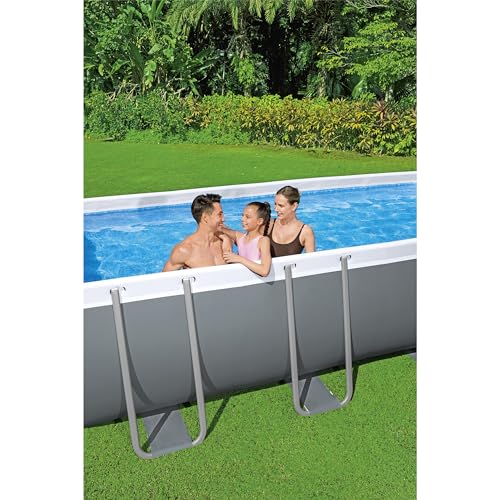 Bestwaypowersteel18x9x48rectangularabovegroundswimmingpoolsetmetalframefamilypoolwithsandfilterpumpskimmerandvacuumwhite Urban Country Home Decor Bestway power steel 18 x 9 x 48 rectangular above ground swimming pool set metal frame family pool with sand filter pump skimmer and vacuumwhite urban country home decor