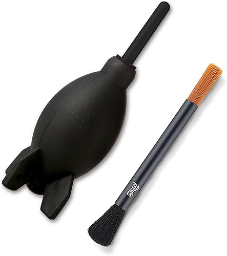 Bincoo Cepillo de limpieza para molinillo de café y soplador de aire para molinillo de café, máquina de café expreso y accesorios de portafiltros