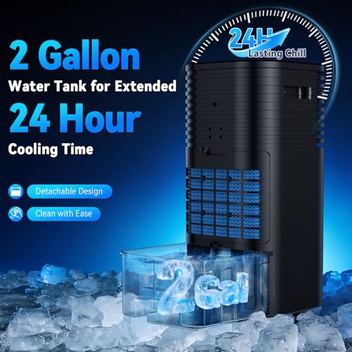 image for CENSTECH Portable Windowless Air Conditioner with 4 Modes&3 Speeds, 15