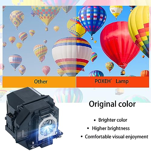 Image of ELP-LP96 V13H010L96 for Epson Powerlite Home Cinema 2100 2150 1060 660 107 760hd X39 W39 S39 109W VS250 VS350 VS355 EX3260 EX9210 EX9220 EX5260 /7260 970 980w 990 Replacement Projector Lamp Bulb