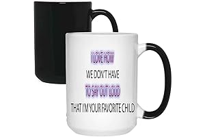 I Don't Have a Favorite Child Mug: Sarcastic Gift Idea for Mom or Dad