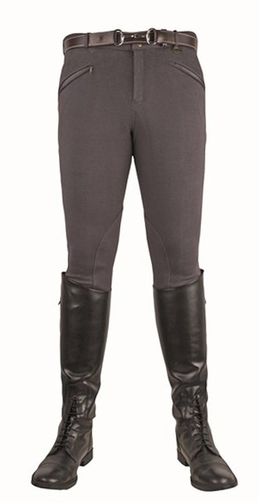 Hkm Men's Riding Breeches, Basic., Men, 542423, Grey, 42
