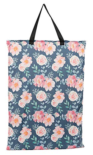 Large Hanging Wet/Dry Cloth Diaper Pail Bag For Reusable Diapers Or Laundry (Rose) #TOP1