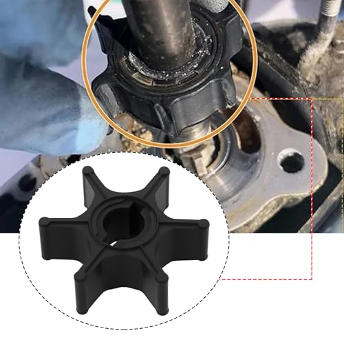 LT Easiyl Bootsmotor-Wasserpumpenlaufrad 17461-9850 Kompatibel mit Suzuki DT 2 2,2 3,5 4 5 6 PS