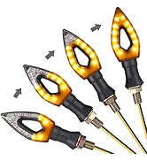 Justech 4 stuks knipperlichten voor motorfiets, led, knipperlicht, motorfiets, vintage, 12 leds, knipperlicht, 12 V, universeel, gat van 10 mm, voor motorfiets, scooter, cruiser, quad, offroad-zilver Justech 4 stuks knipperlichten voor motorfiets, led, knipperlicht, motorfiets, vintage, 12 leds, knipperlicht, 12 V, universeel, gat van 10 mm, voor motorfiets, scooter, cruiser, quad, offroad-zilver