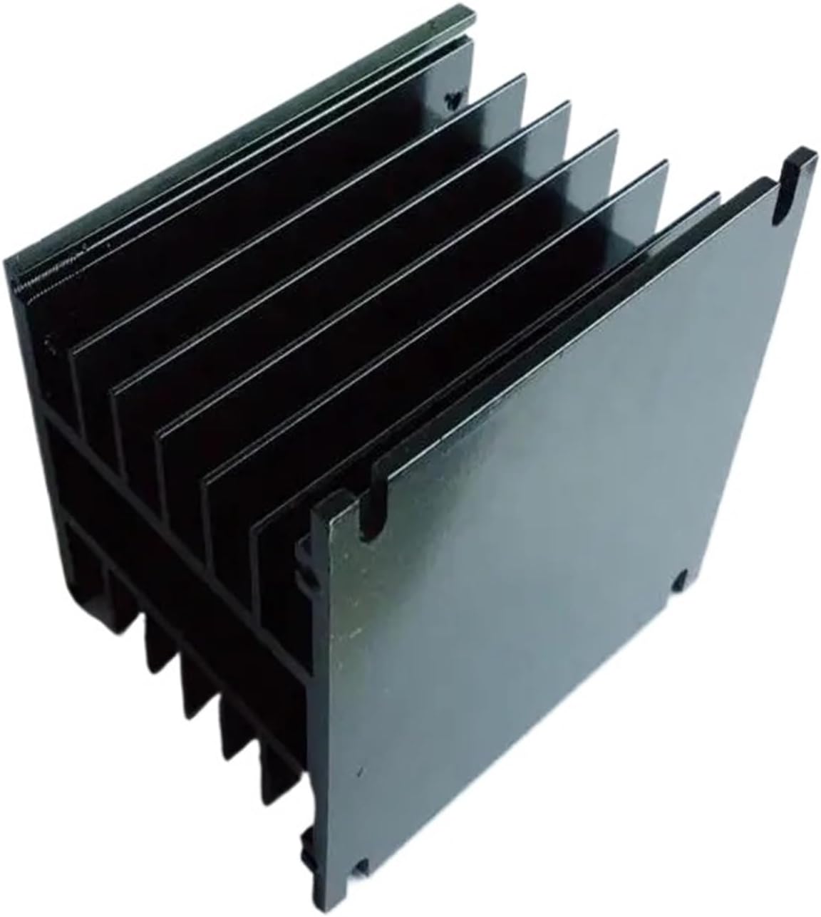 1PC Black 3 Phase Heat Sink 80 * 105 * 100mm for Solid State Relay Aluminum Heatsink