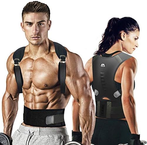Posture Corrector for Women and Men, Back Straightener Posture Corrector, Adjustable Upper Back Brace for Clavicle Support and Providing Pain Relief (XXXL)
