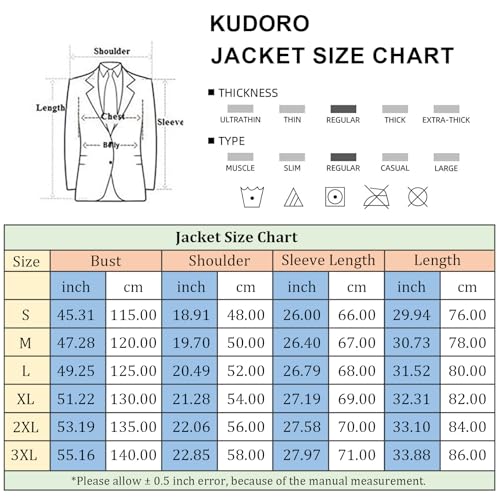 Overcoat jacket décontracté KUDORO veste extérieur coton casual - 6