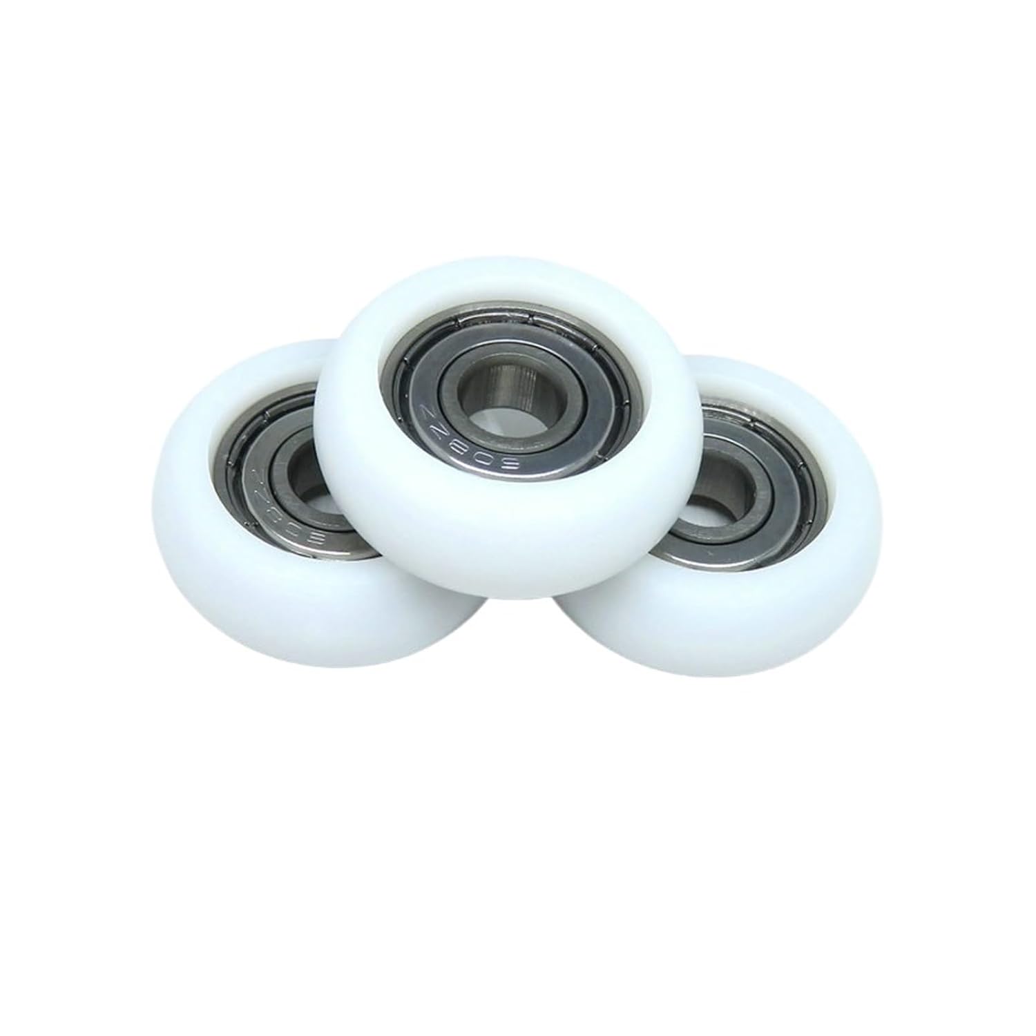 4 Pieces 8x32x12 Rowing seat Wheel OD 32mm Rowing Machine POM Pulley BSR60832-12 8 * 32 * 12 Rowing Machine Roller