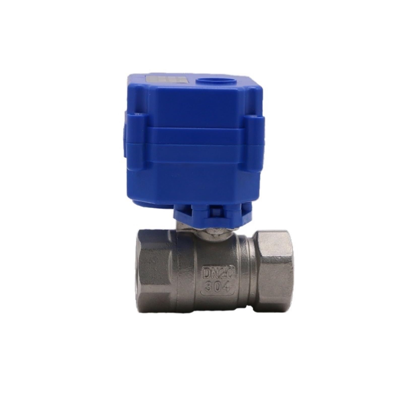1/2" 3/4" 1" Motorisierter Kugelhahn 2-Wege-Edelstahl-Elektrokugelhahn 2-Draht-Elektroantrieb AC/DC 9-24V(3/4",24VDC_CR04)