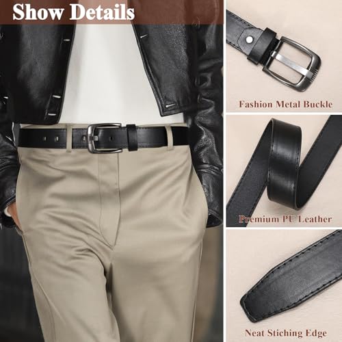 Mens leather Belt with Adjustable Buckle Waist Golf Belt for Men Casual Jeans Business Work Dress2