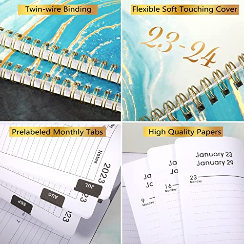 Planner 2023-2024 - Jul 2023 - Jun 2024 Weekly And Monthly Planner, 8" X 10", 2023-2024 Academic Planner With Flexible Cover, Check Boxes As To-Do List, Perfect For Home & Office #TOP5