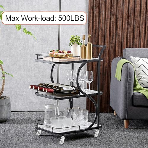 2 inch Stem Caster Wheels,M8X25 Threaded Stem Castors Wheels, 360 Degree Rotated Crystal Clear Wheels with Brake,Soft Polyurethane Furniture Wheels for Carts