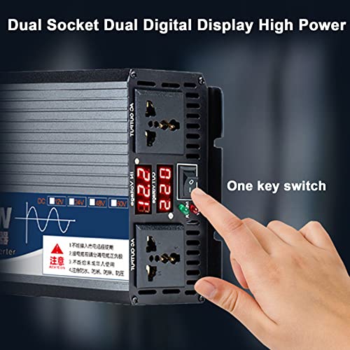 Convertisseur de puissance onde sinusoïdale pure avec écran LCD pour électronique sensible - 3
