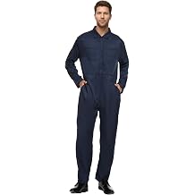Navy Blue Jumpsuit Adult, Coveralls for Men, Halloween Cosplay Costume